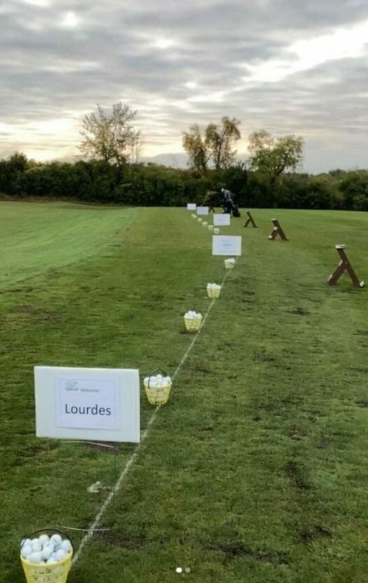Guelph Lakes Golf Club driving range buckets